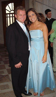 Marius Dähler mit Ehefrau